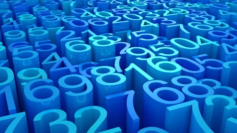 Background of Numbers Stock Footage 100447408
