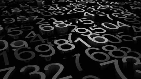 Background of Numbers Stock Footage 100447613
