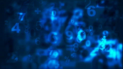 Background with numbers - HD, loop Stock Footage 772189