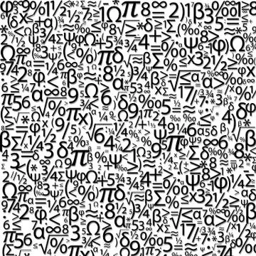 Background with numbers Stock Illustration