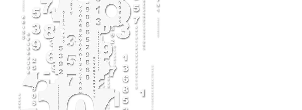 Background with numbers. イラスト素材