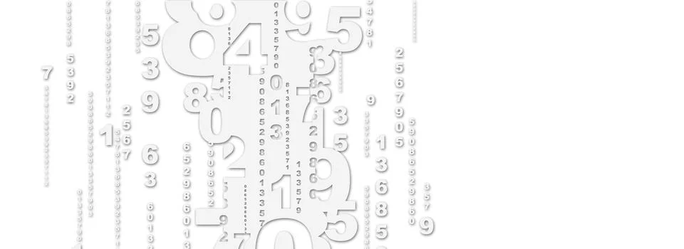 Background with numbers. Stock Illustration