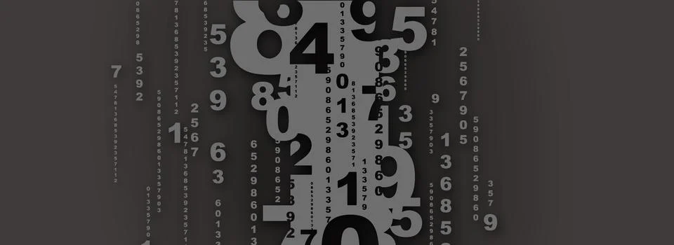 Background with numbers. Stock Illustration