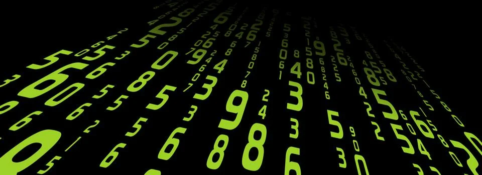 Background with numbers. イラスト素材