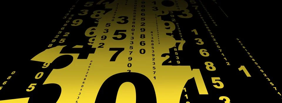 Background with numbers. イラスト素材