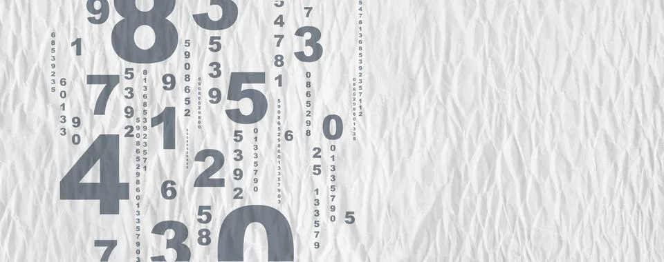 Background with numbers. Stock Illustration