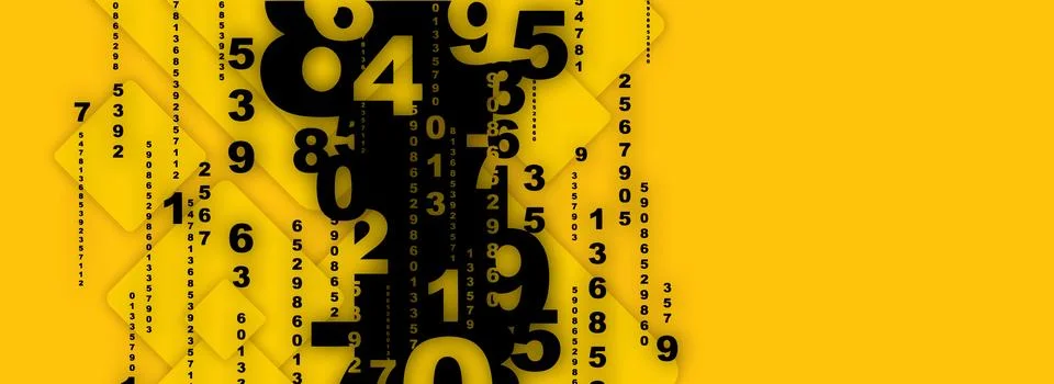 Background with numbers. Stock Illustration