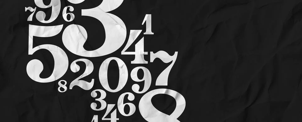 Background with numbers. Stock Illustration