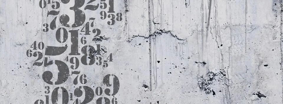 Background with numbers. Stock Illustration