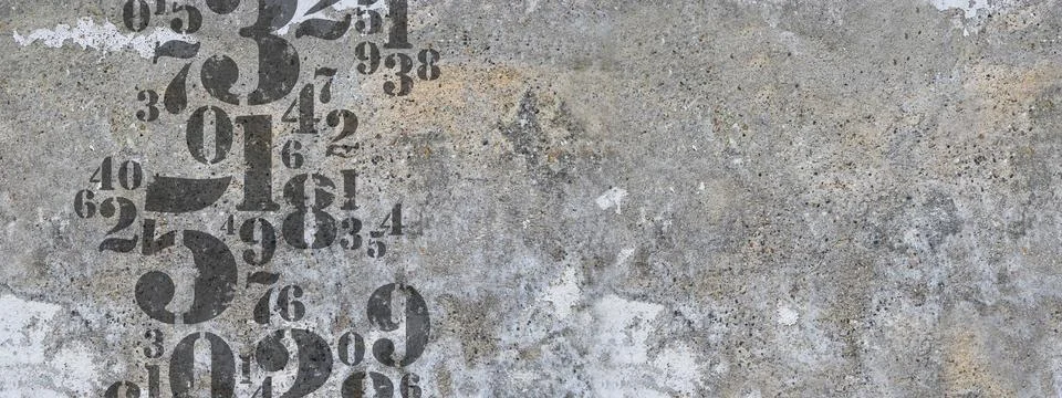 Background with numbers. Stock Illustration