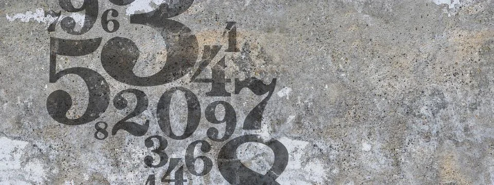 Background with numbers. Stock Illustration