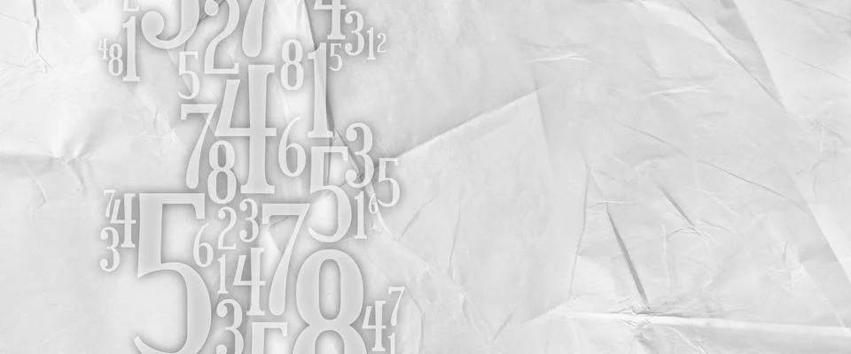 Background with numbers. Stock Illustration