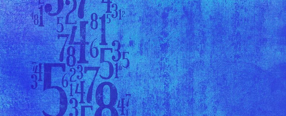 Background with numbers. Stock Illustration