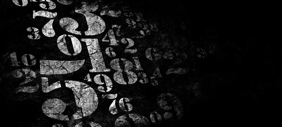 Background with numbers. Stock Illustration