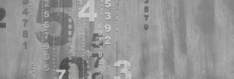 Background with numbers. イラスト素材