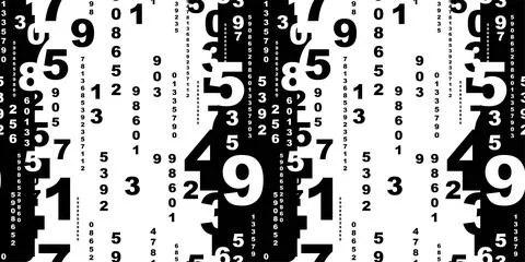 Background with numbers. イラスト素材