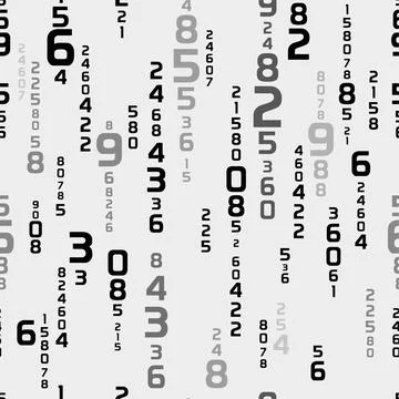 Background with numbers. イラスト素材