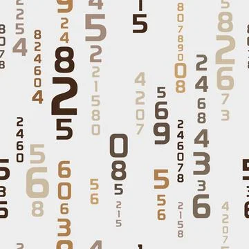 Background with numbers. イラスト素材