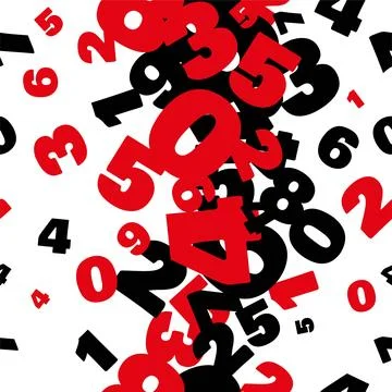 Background with numbers. Stock Illustration