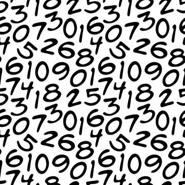 Background with numbers. イラスト素材