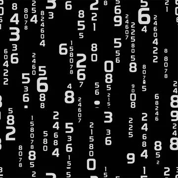 Background with numbers. イラスト素材