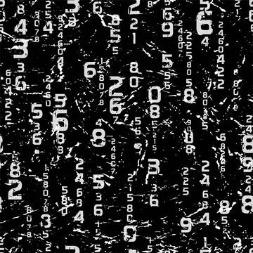 Background with numbers. Stock Illustration