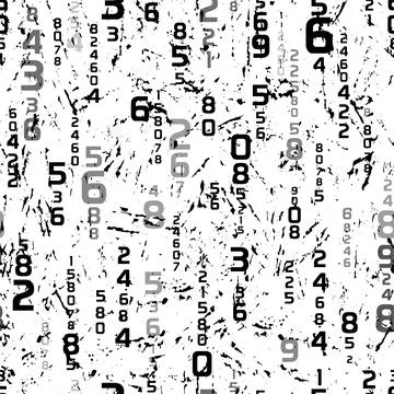 Background with numbers. イラスト素材