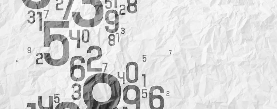 Background with numbers. Stock Photos