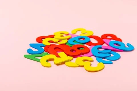 Background of numbers. Stock Photos