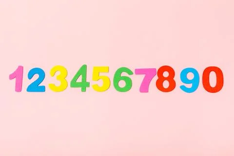 Background of numbers. Stock Photos