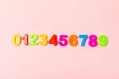 Background of numbers. Stock Photos