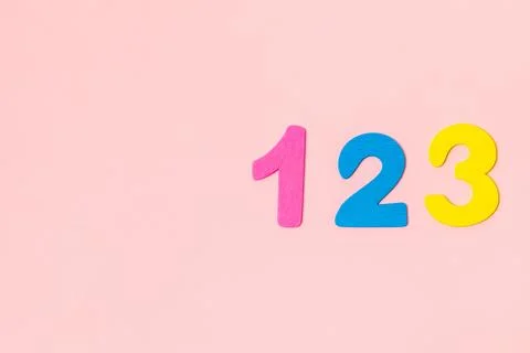 Background of numbers. Stock Photos