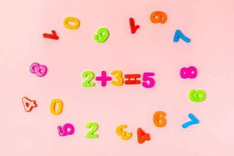 Background of numbers. Stock Photos