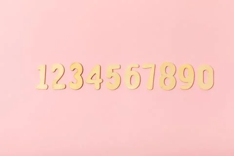 Background of numbers. Stock Photos