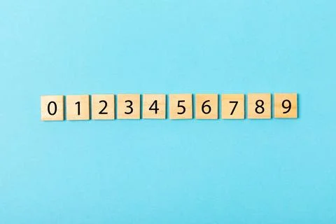 Background of numbers. Stock Photos
