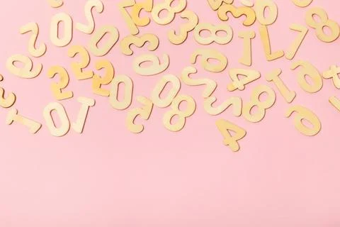 Background of numbers. Stock Photos