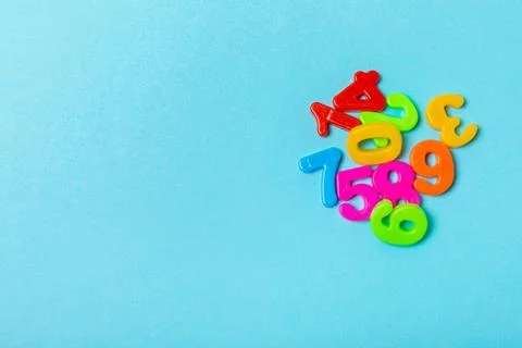 Background of numbers. Stock Photos