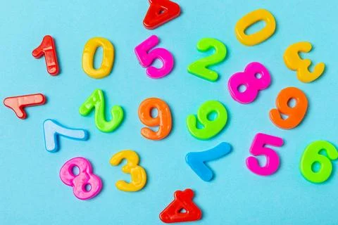Background of numbers. Stock Photos