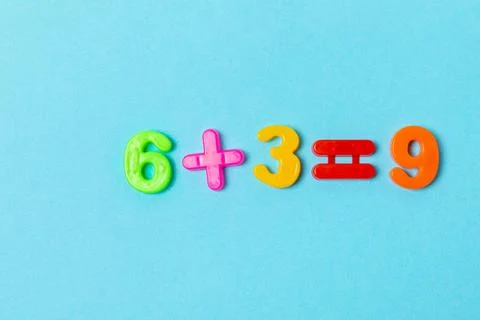 Background of numbers. Stock Photos