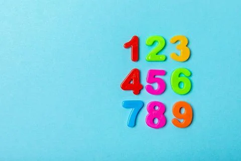 Background of numbers. Stock Photos