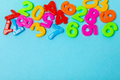 Background of numbers. Stock Photos