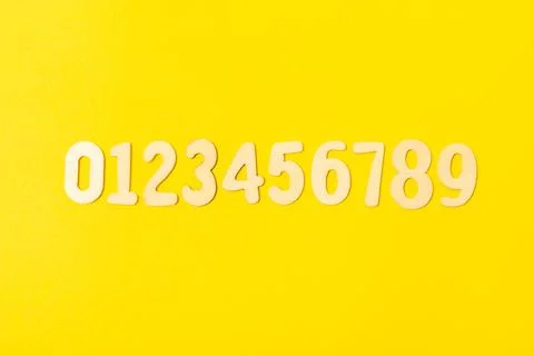 Background of numbers. Stock Photos