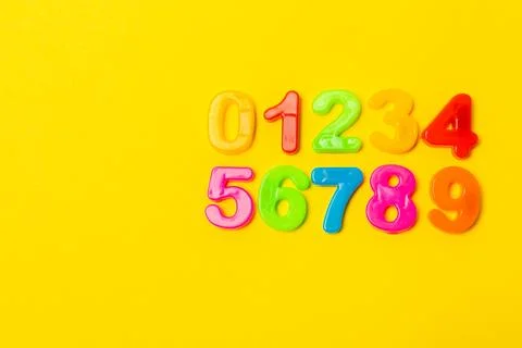 Background of numbers. Stock Photos