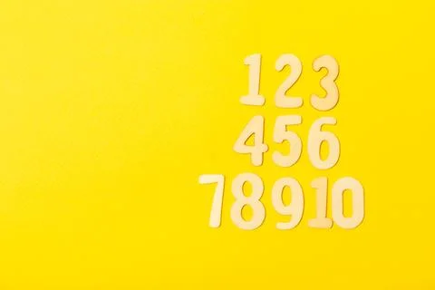 Background of numbers. Stock Photos