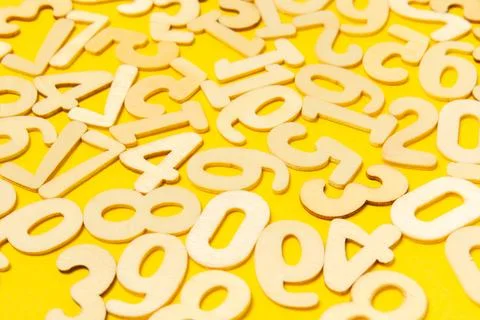 Background of numbers. Stock Photos