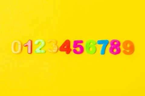 Background of numbers. Stock Photos