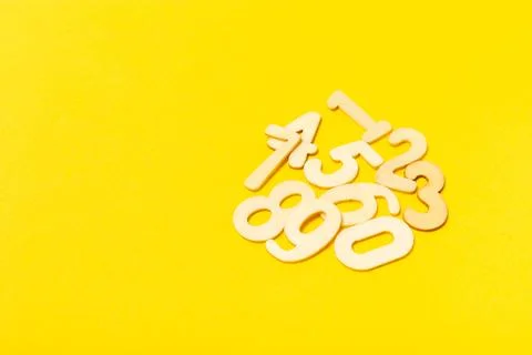 Background of numbers. Stock Photos