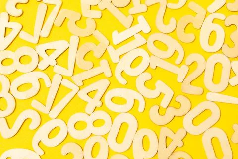 Background of numbers. Stock Photos