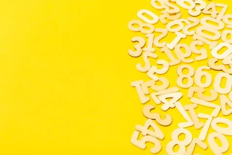 Background of numbers. Stock Photos