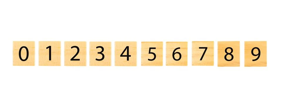 Background of numbers. Stock Photos